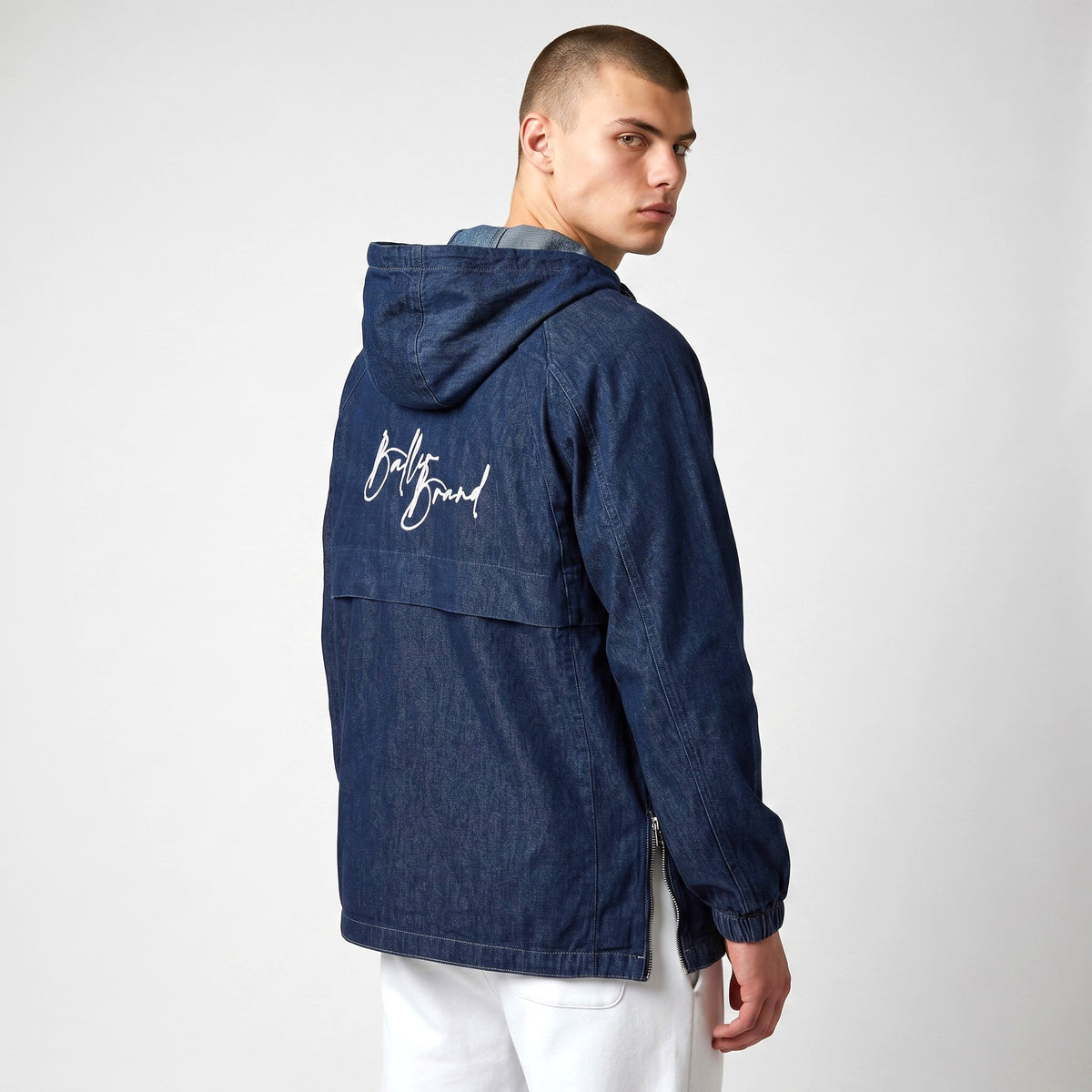 CAMPERA ANORAK DENIM STATEN BLUE