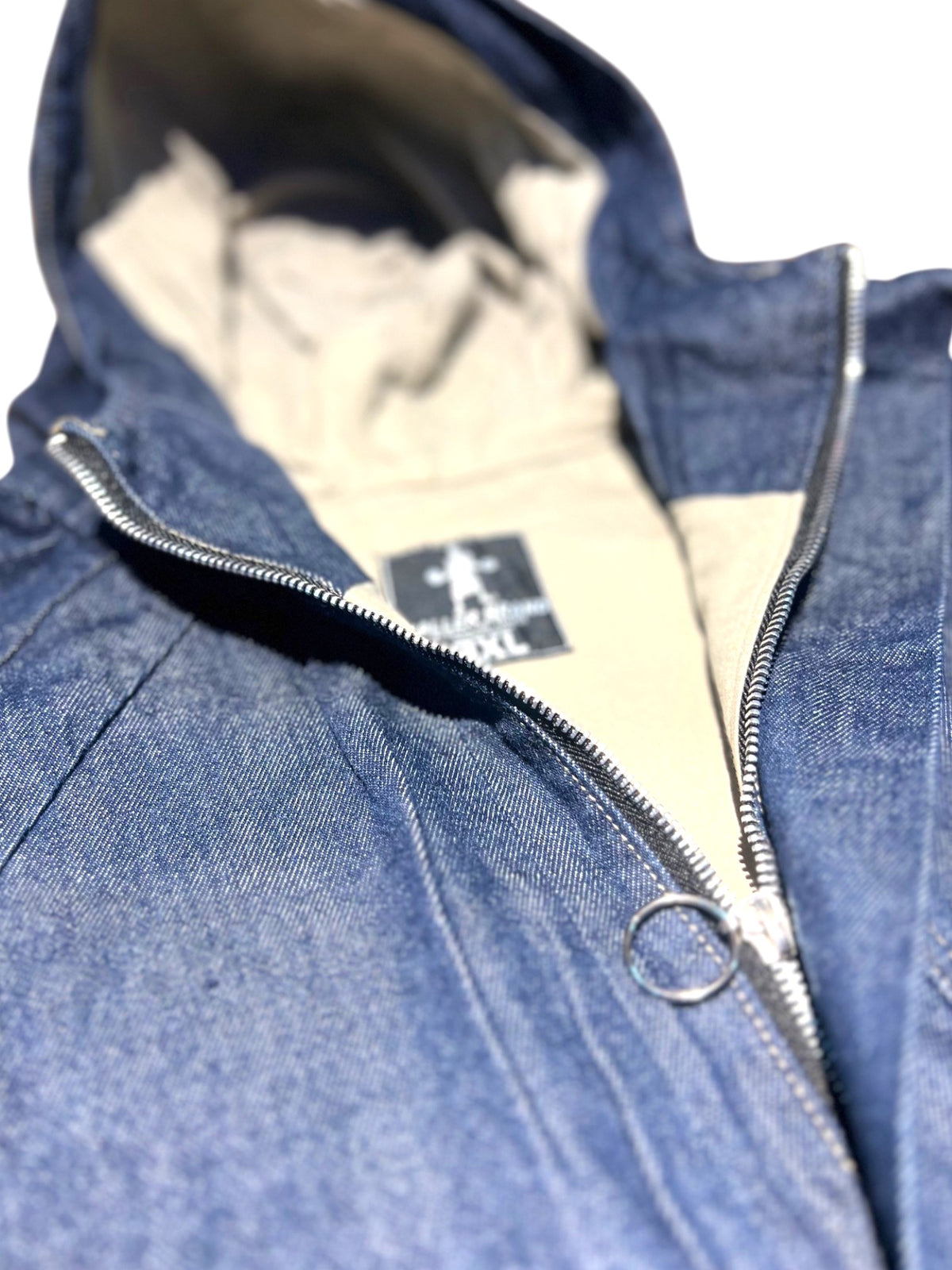 CAMPERA ANORAK DENIM STATEN BLUE
