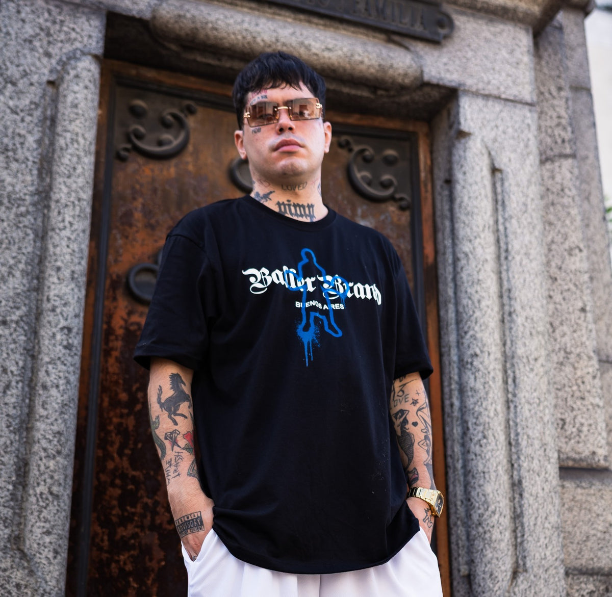 REMERA OVERSIZE BALLER BRAND PAINT