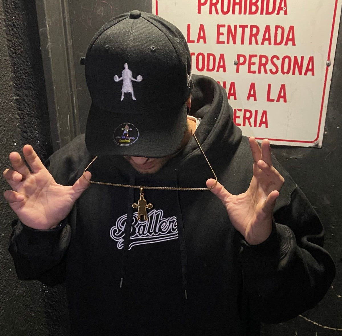 Buzo Canguro Oversize Baller Brand Owens