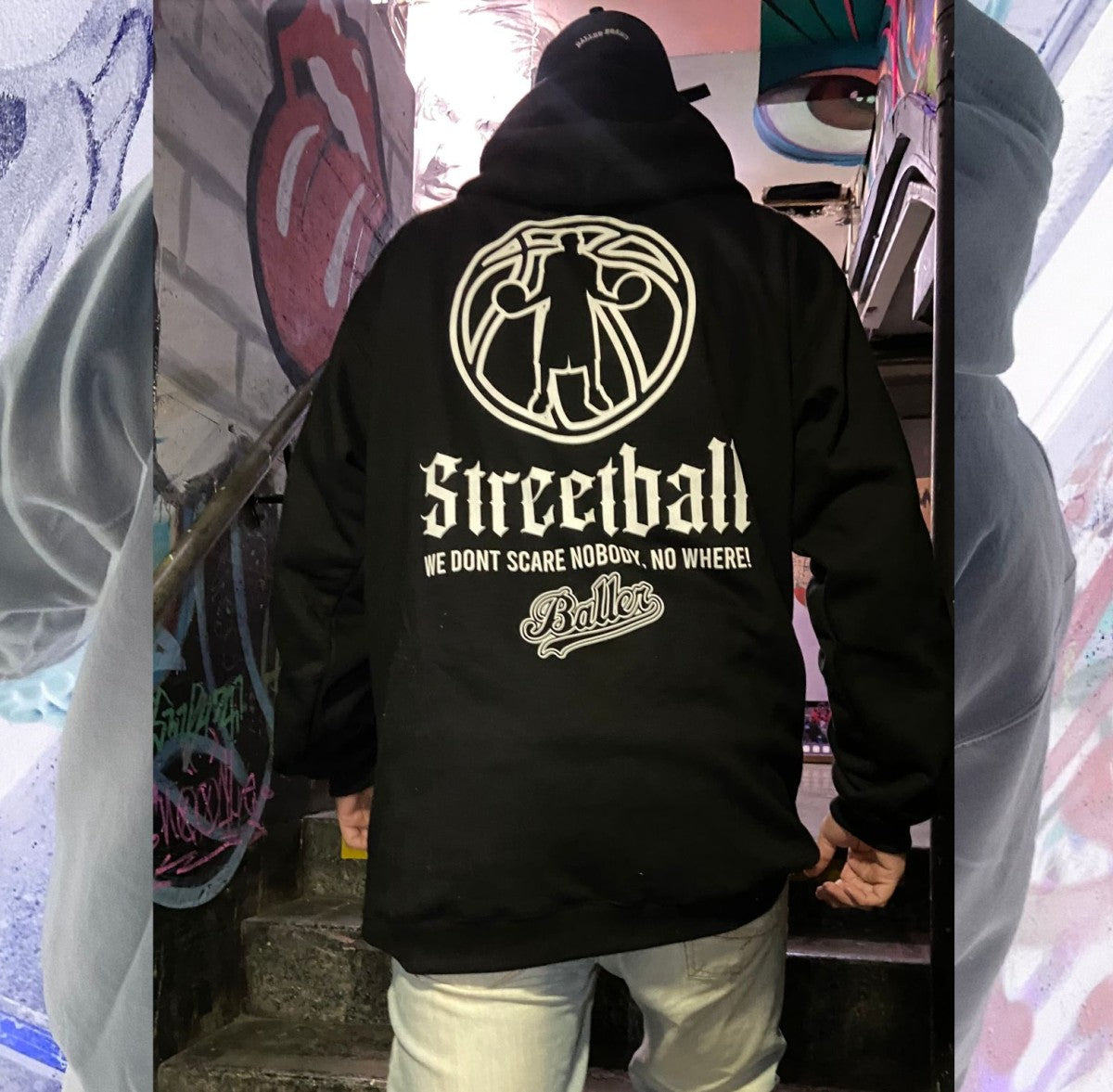 Buzo Canguro Oversize Baller Brand Owens